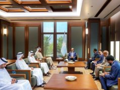 Muxuu ku adanaa safarka deg dega ah ee Wasiiru dowlaha arrimaha dibada ee Imaaraadka oo muqdisho soo gaaray