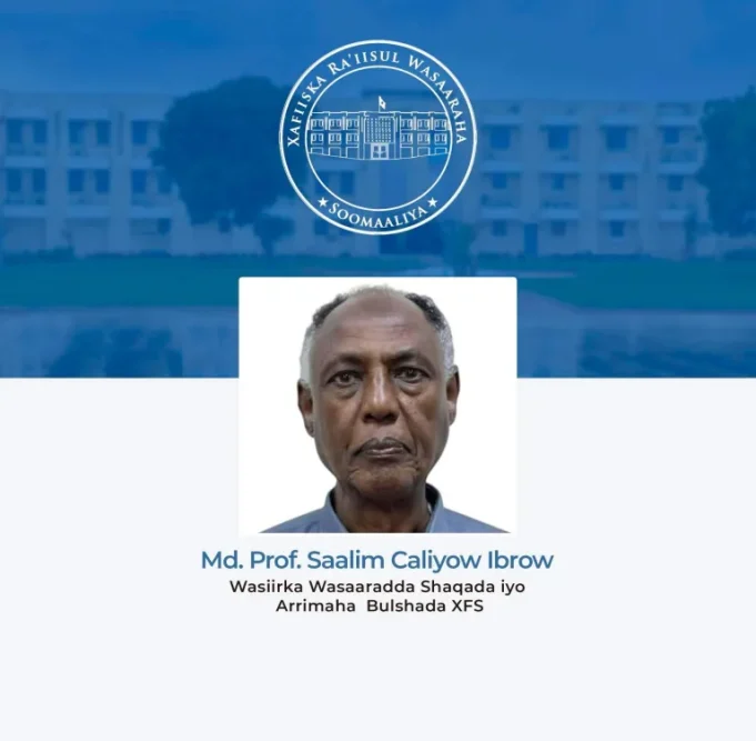 Ra’isul Wasaare Xamse oo xilka ka qaaday mid kamid ah Wasiiradiisa mid cusubna magacaabay