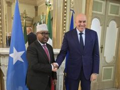 Wasiirka Gaashaandhigga Soomaaliya oo dhigiisa Talyaaniga kala hadlay maalgelinta howlgalka cusub ee AUSSOM