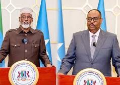 Deni iyo Axmed Madoobe oo ku heshiiyey soo dhisada Sheekh Shariif