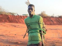 Cabdifitaax Cali Xasan oo lagu toogtay fagaare ku yaala duleedka degmada Guriceel