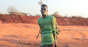 Cabdifitaax Cali Xasan oo lagu toogtay fagaare ku yaala duleedka degmada Guriceel