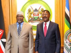 Guddoomiyaha Golaha Shacabka oo Nairobi kula kulmay dhigiisa Kenya