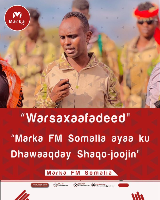 Idaacadda Marka FM Somalia oo Ku dhawaaqday in si ku-meel-gaarka ah u joojisay ee howlahii shaqo