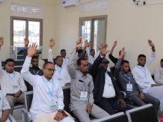 Doorasho ka dhacday Garoonka diyaaradaha ee Sayid Maxamed Cabdulle Xassan ee magaalada Kismaayo+sawirro