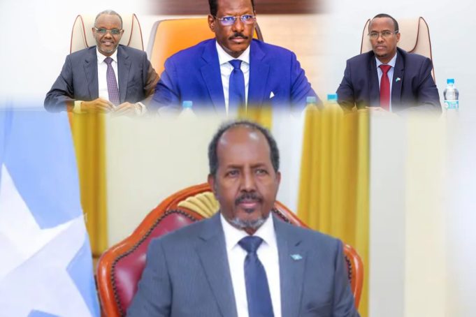 Madaxweynaha waqtigiisaa sii dhammanayo iyo Madaxda dowlad-goboleedyada oo kulan ku yeeshay Muqdisho