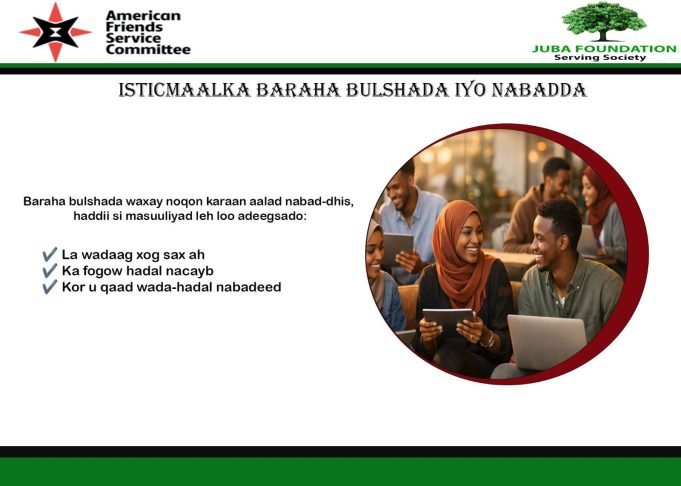 isticmaalka Baraha Bulshada iyo Nabadda