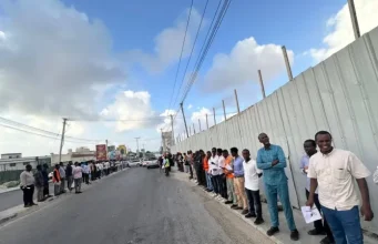 Dibad-bax ka dhacay afaafka hore ee garoonka diyaaradaha Aadan Cadde ee magaalada Muqdisho