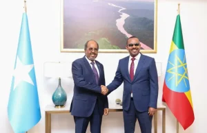 Xasan Sheekh iyo Abiy Axmed oo kulmay+Sawirro