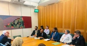 Wasiirka Duulista Somaliland oo arrinta E-Visa kala hadlay xildhibaannada dalka Ingiriiska