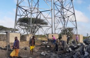 Ciidamada Kenya oo burburiyay xaruun shirkadda Hormuud ku lahayd gobolka Jubbada Hoose