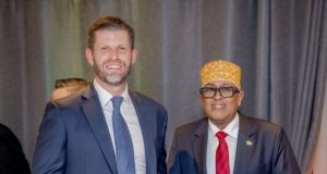 Madaxweynaha Somaliland oo fursado maalgashi usoo bandhigay Eric Trump