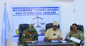 Maxkamadda Ciidanka Qalabka Sida iyo Dambiyada Culus ee Dawlada Jubaland oo maanta u fariisatay kiis dacawadeed ciiqaab ah