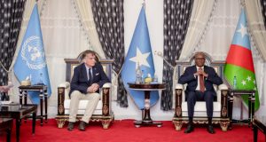 Madaxweynaha Koonfur Galbeed oo Baydhabo ku qaabilay Wafdi Sare oo ka Socday Qaramada Midoobay