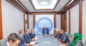 Ra’iisul Wasaare Xamsa oo Xafiiskiisa ku Qaabilay Wafdi ka socda Dowladda Jarmalka