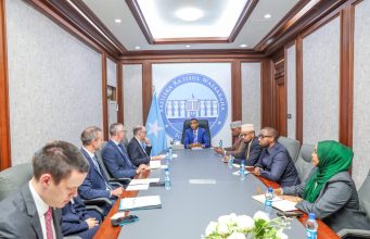 Ra’iisul Wasaare Xamsa oo Xafiiskiisa ku Qaabilay Wafdi ka socda Dowladda Jarmalka