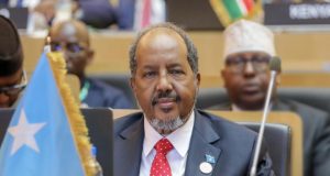 Madaxweyne Xasan Sheekh oo ka qeybgalaya shirka Midowga Afrika ee ka dhacaya Itoobiya