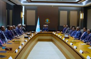 Shirka Dowladda Federaalka iyo Mucaaradka oo ka socda Villa Somalia