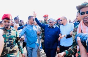 Guddoomiyaha Golaha Shacabka iyo wafdi wasiiro uu hogaaminayo oo gaaray Baydhabo