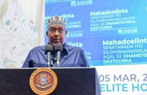 Guddoomiyaha Golaha Shacabka oo Ku Dhawaaqay muddo kordhin hal sano ah