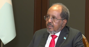 MW Xasan Sheekh Maxamuud oo Baydhabo ku wajahan