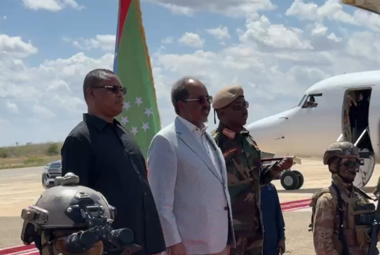 Madaxweynaha JFS oo gaaray Magaalada Baydhabo