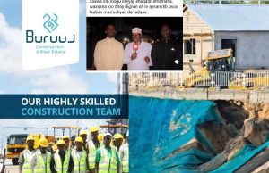 Shirkada Alburuuj oo lumisay magaca iyo sumcaddii ay ku lahayd suuqa dhismaha ee Muqdisho