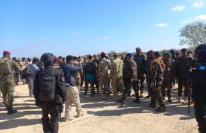 Wafdi sare horudhac u ah Safarka MW Xasan Shiikh oo gaarey Magaalada Baydhabo