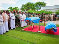 Mas’uuliyiin DFS & Koofur Galbeed oo ka qaybgalay aaska saraakiil lagu dilay Duleedka Baydahbo+Sawirro