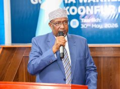 Aadan Madoobe oo loo doortay Hoggaamiyaha Koofur Galbeed