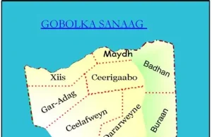 Gobolka Sanaag oo ah meel ay isku dhex galaan saddex sheegasho oo iska soo horjeeda