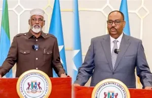 Deni iyo Axmed Madoobe oo Nairobi ku kulmaya