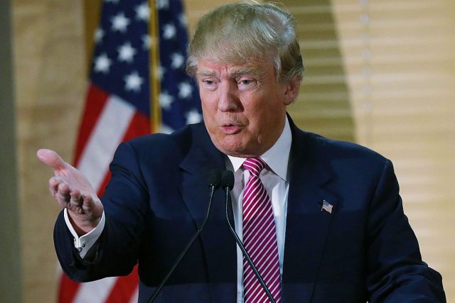 GOP Presidential Candidate Donald Trump Holds News Conference In South Carolina