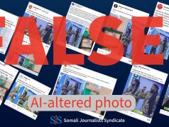 SJS oo been abuur ku tilmaantay sawir la sheegay inuu muujinayo xubno Shabaab ah oo jooga Diinsoor